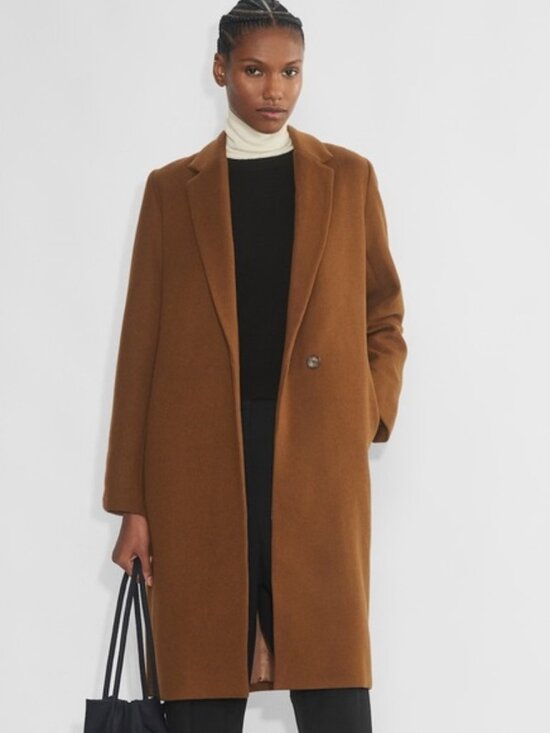 Aritzia Jackets & Blazers - New Aritzia Stedman Coat, Rich Camel